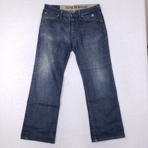 G-Star RAW Core Regular Button Fly Jeans Dark Wash
